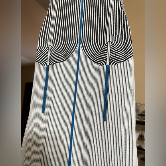 Zara Geometric Stripe Midi Dress - Picture 3 of 3